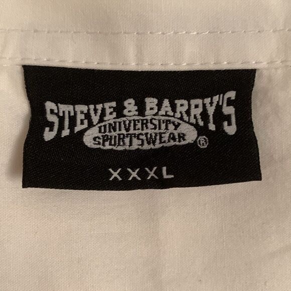 Steve & Barry’s Sportswear Cotton Embroidered Short Sleeve Shirt Size XXXL - Picture 11 of 12